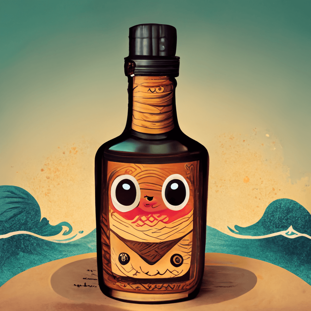  ridiculously cute anthropomorphic rum bottle
